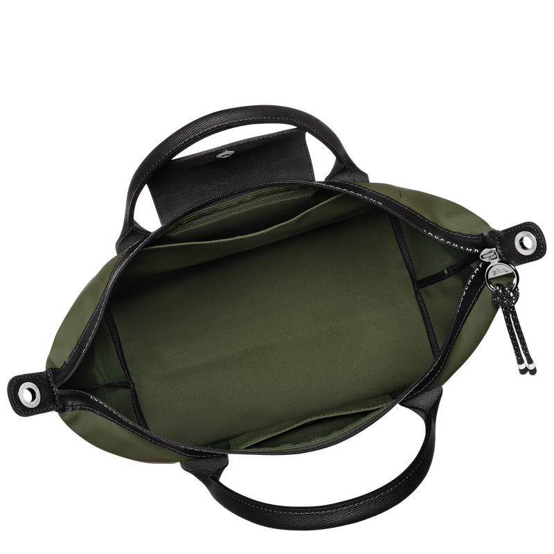 Longchamp | Le Pliage Energy L Handbag Khaki - Recycled canvas | Khaki