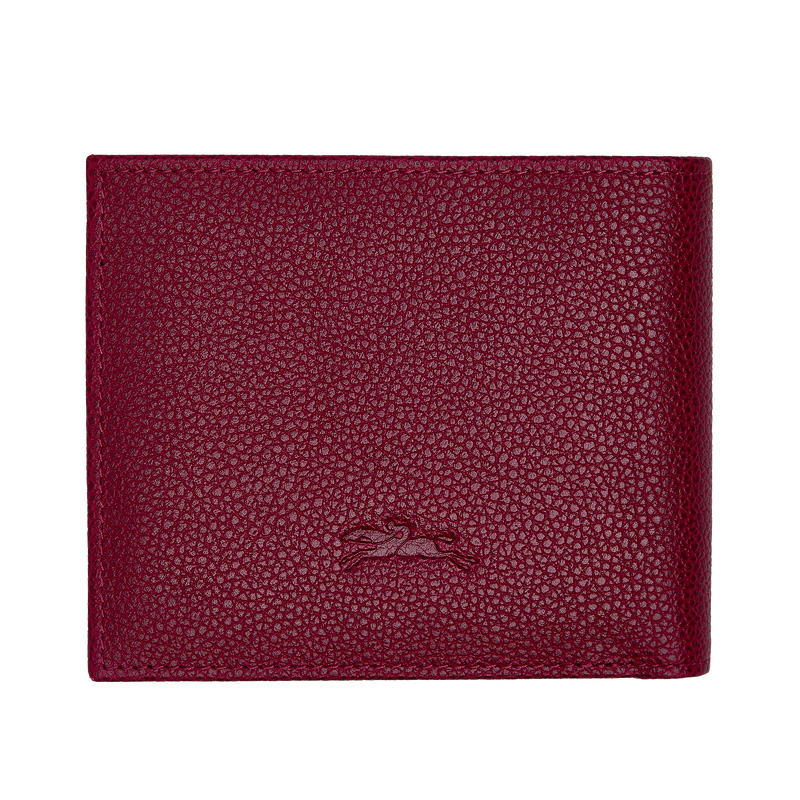 Longchamp | Le Foulonné Wallet Beetroot - Leather | Beetroot
