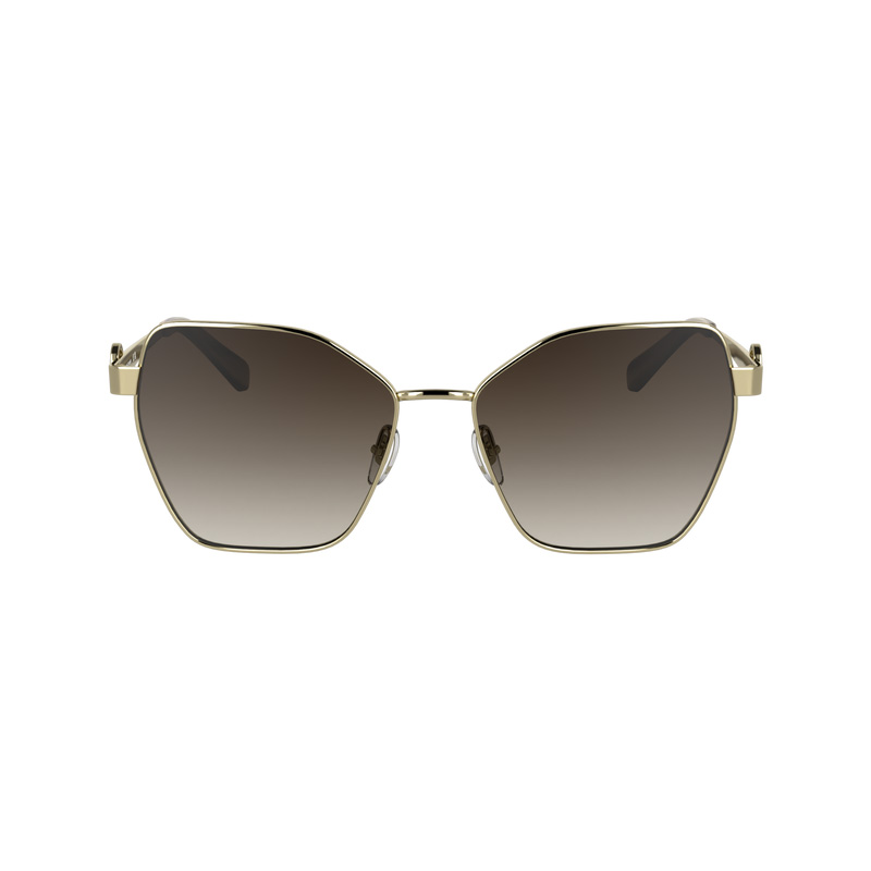 Longchamp | Sunglasses Gold/Brown - Metal | Gold/Brown