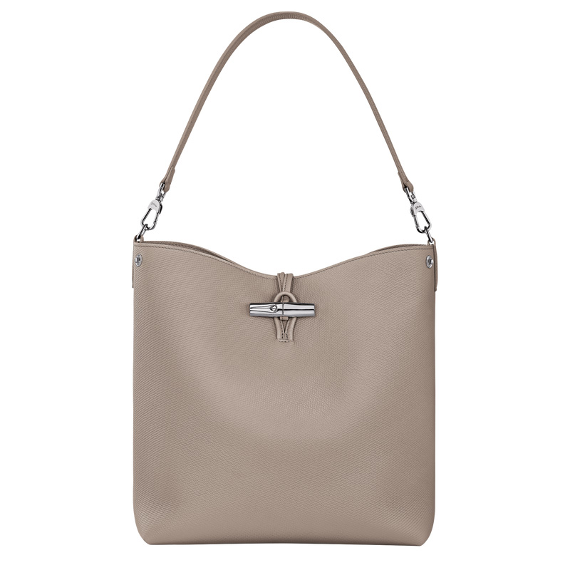 Longchamp | Le Roseau M Shoulder bag Clay - Leather | Clay
