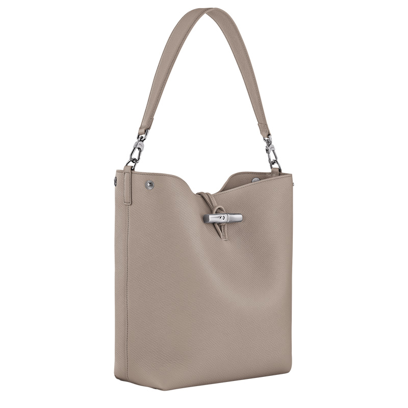 Longchamp | Le Roseau M Shoulder bag Clay - Leather | Clay