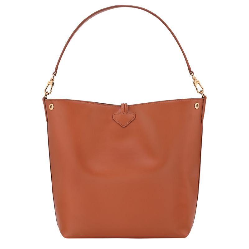 Longchamp | Le Roseau M Hobo bag Bark - Leather | Bark