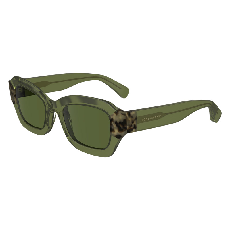 Longchamp | Sunglasses Khaki Havana - Acetate | Khaki Havana