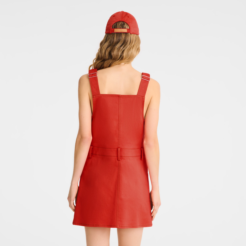 Longchamp | Dress Tomato - Gabardine | Tomato