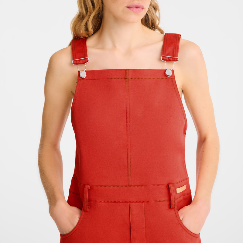 Longchamp | Dress Tomato - Gabardine | Tomato