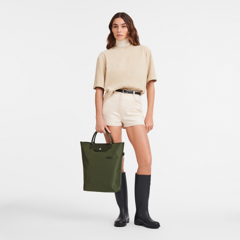 Longchamp | Le Pliage Green M Tote bag Forest - Canvas | Forest