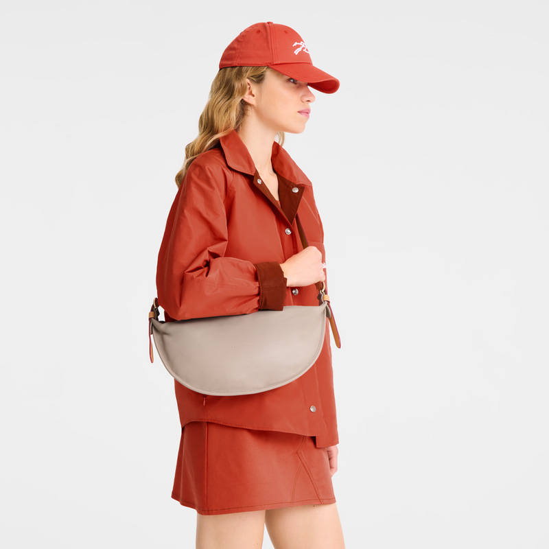 Longchamp | Smoothie M Crossbody bag Clay - Leather | Clay