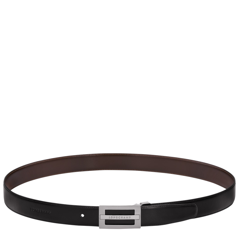 Longchamp | Delta Box Black/Mocha - Leather | Black/Mocha
