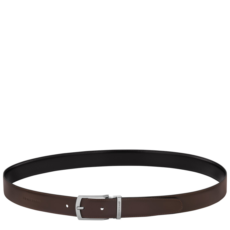 Longchamp | Delta Box Black/Mocha - Leather | Black/Mocha