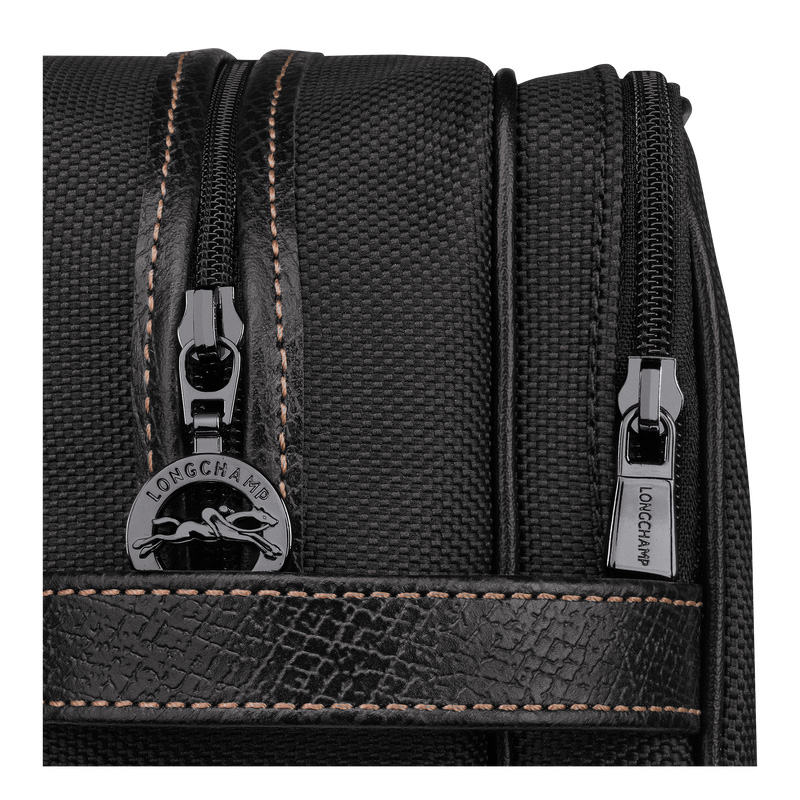 Longchamp | Boxford Toiletry case Black - Recycled canvas | Black