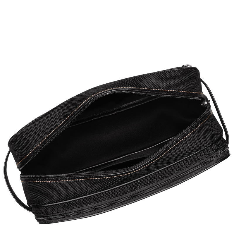 Longchamp | Boxford Toiletry case Black - Recycled canvas | Black