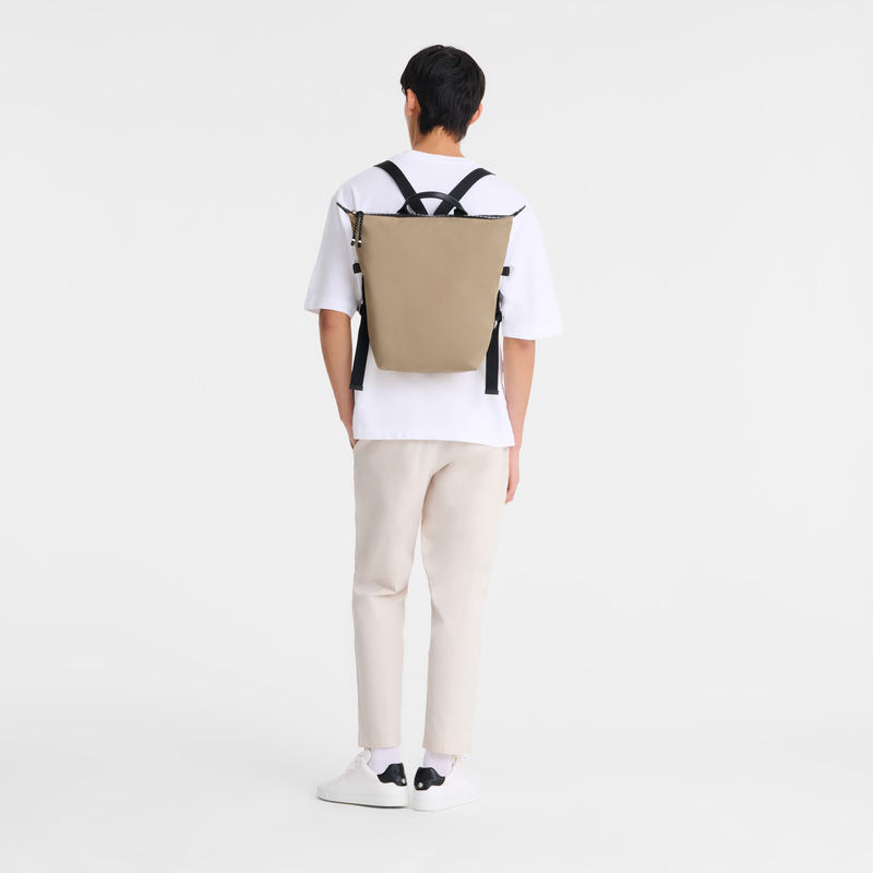 Longchamp | Le Pliage Energy L Backpack Clay - Recycled canvas | Clay