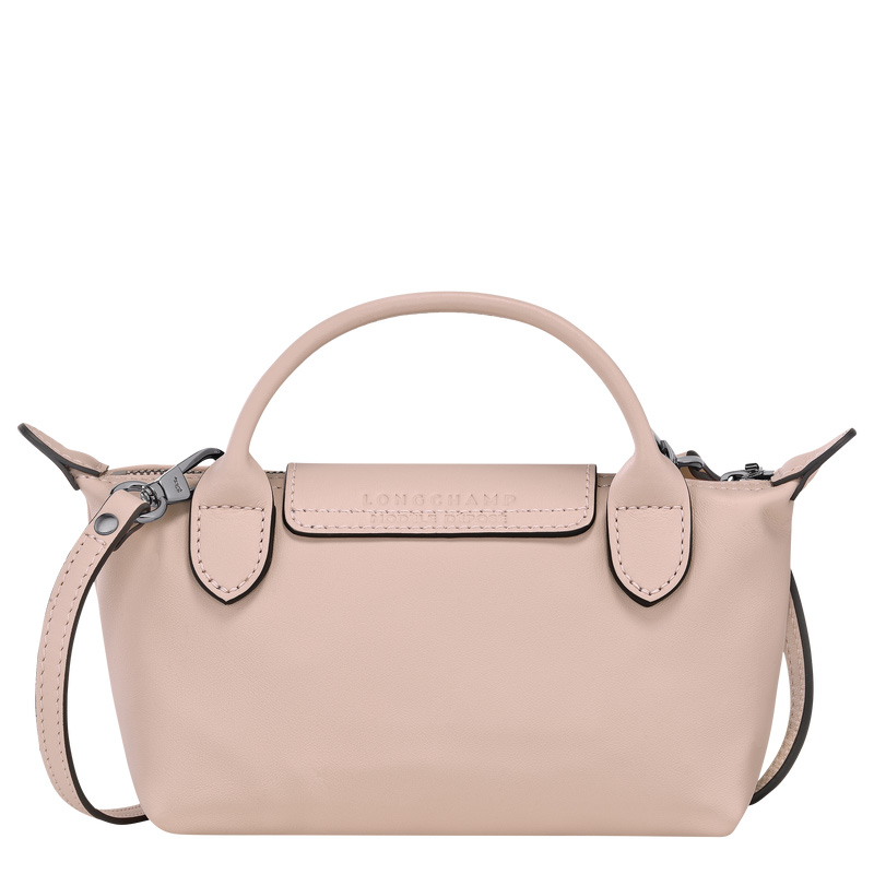 Longchamp | Le Pliage Xtra XS Pouch Nude - Leather | Nude