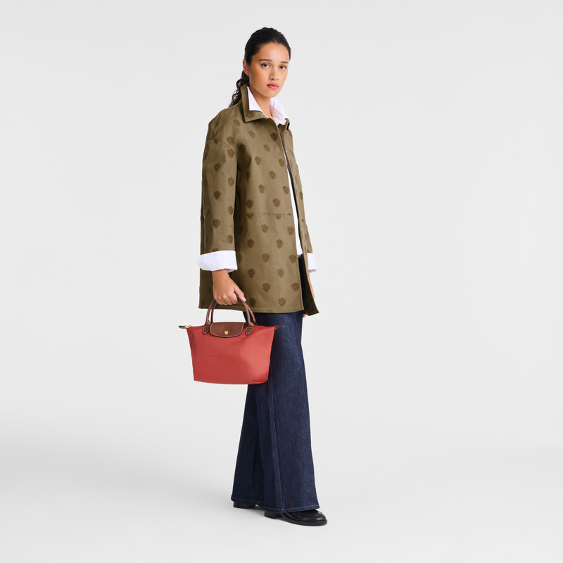 Longchamp | Le Pliage Original S Handbag Tomato - Recycled canvas | Tomato