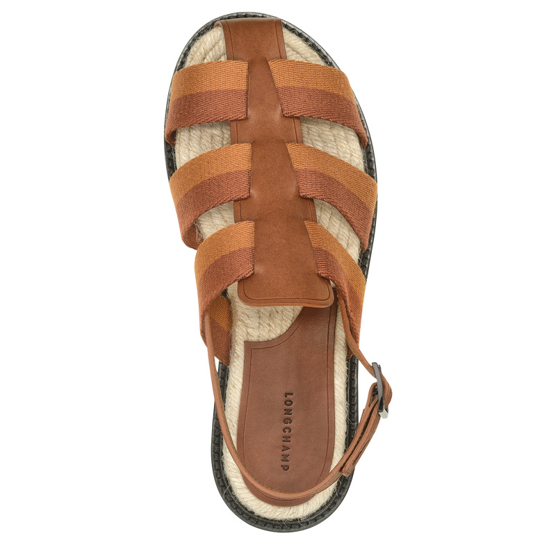 Longchamp | Shadow Sandals Cognac - OTHER | Cognac