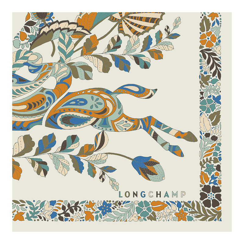 Longchamp | Forêt Silk scarf 50 Paper - OTHER | Paper