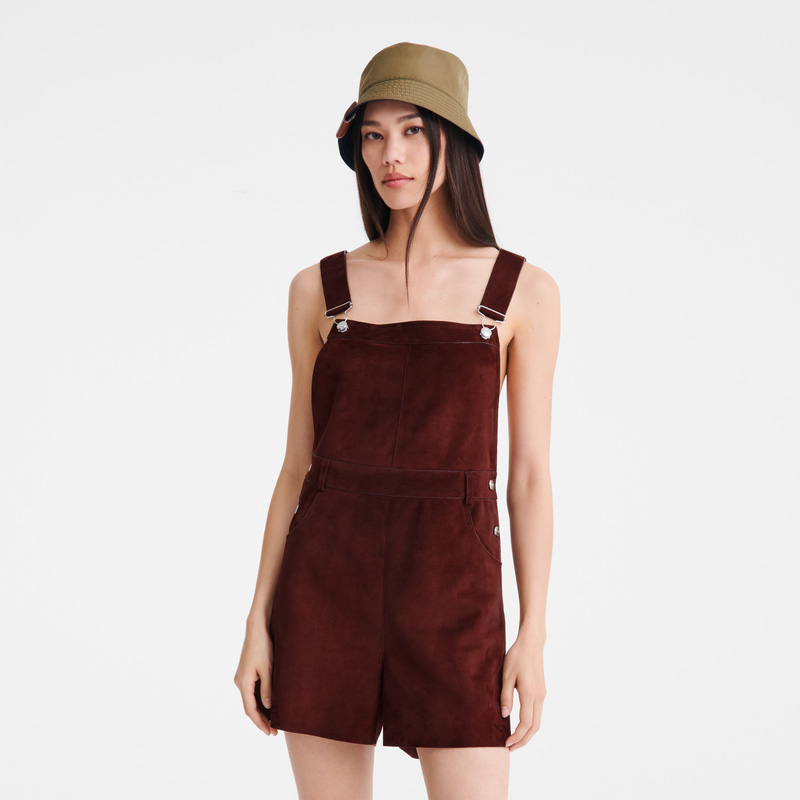 Longchamp | Jumpsuit Eggplant - Leather | Eggplant