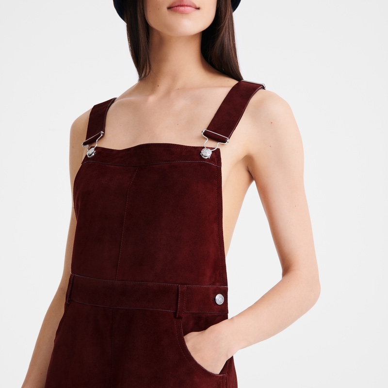 Longchamp | Jumpsuit Eggplant - Leather | Eggplant