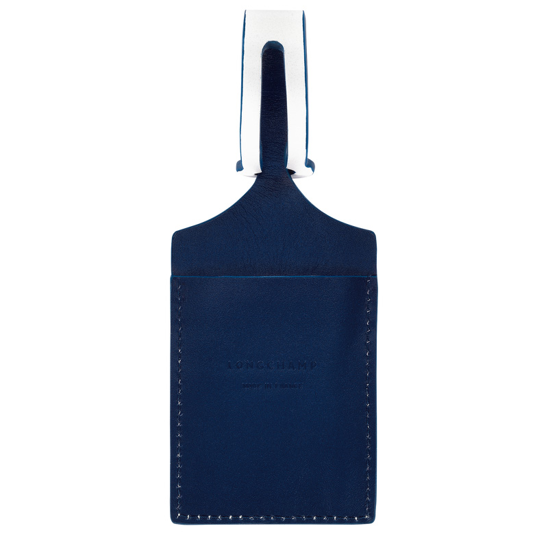 Longchamp | LGP Travel Luggage tag Blue - Leather | Blue