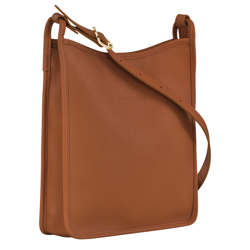 Longchamp | Le Foulonné M Crossbody bag Caramel - Leather | Caramel