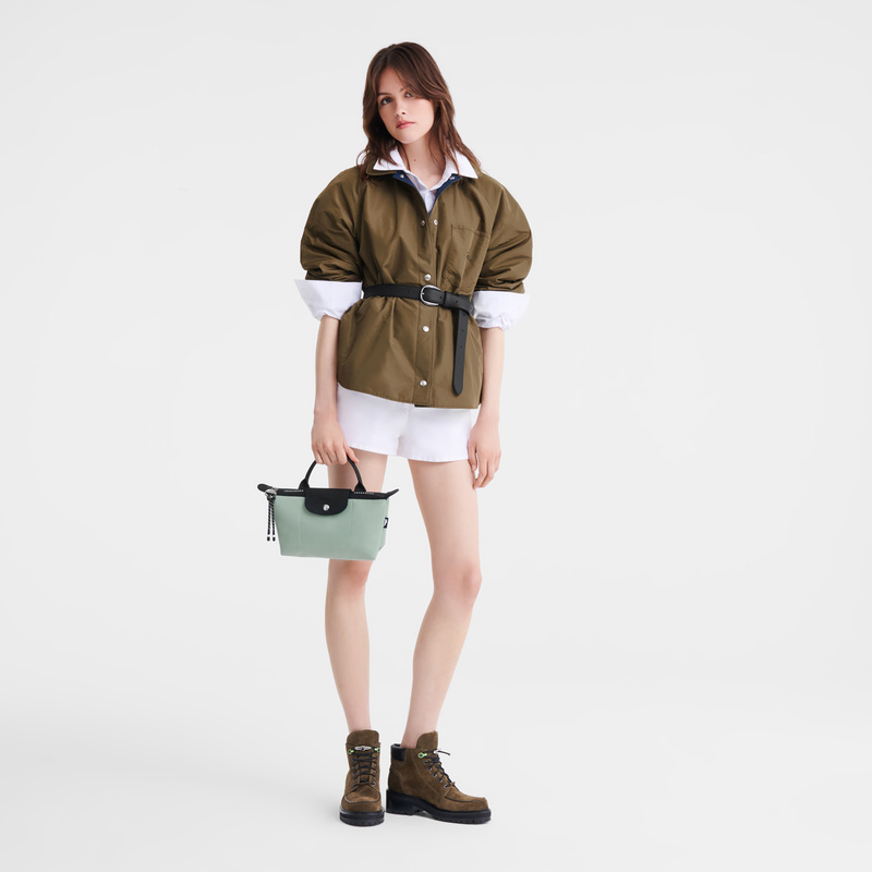 Longchamp | Le Pliage Energy Pouch Vervain - Recycled canvas | Vervain