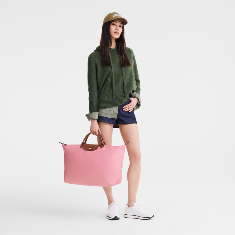 Longchamp | Le Pliage Original L Travel bag Marshmallow - Recycled canvas | Marshmallow
