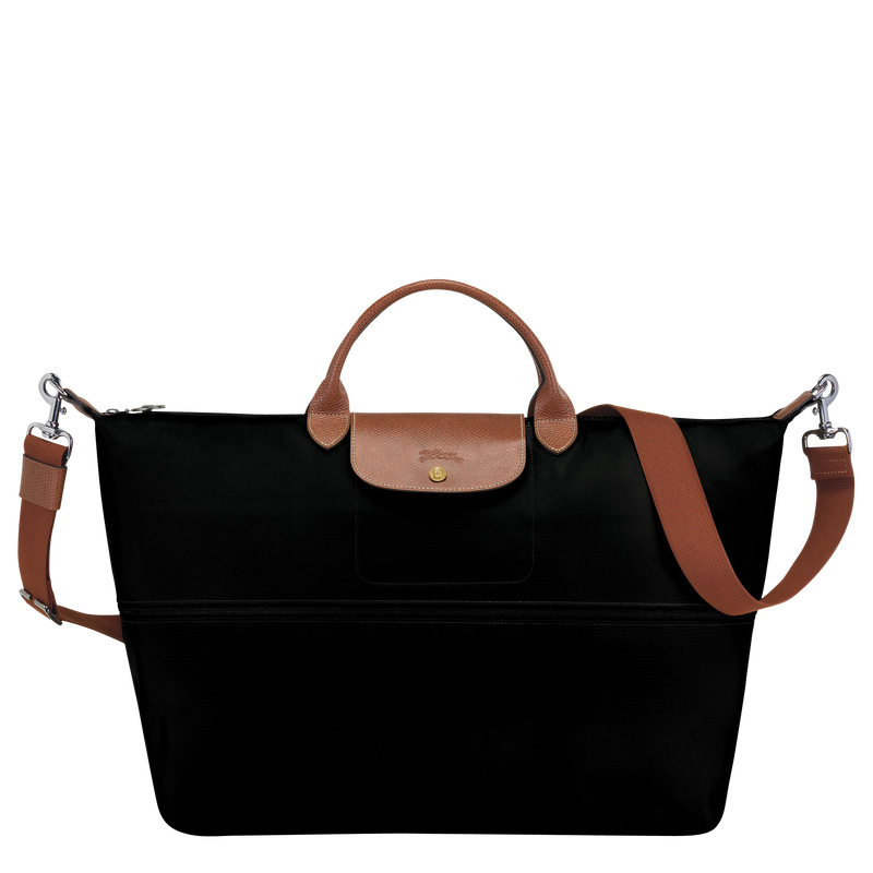 Longchamp | Le Pliage Original Travel bag expandable Black - Recycled canvas | Black