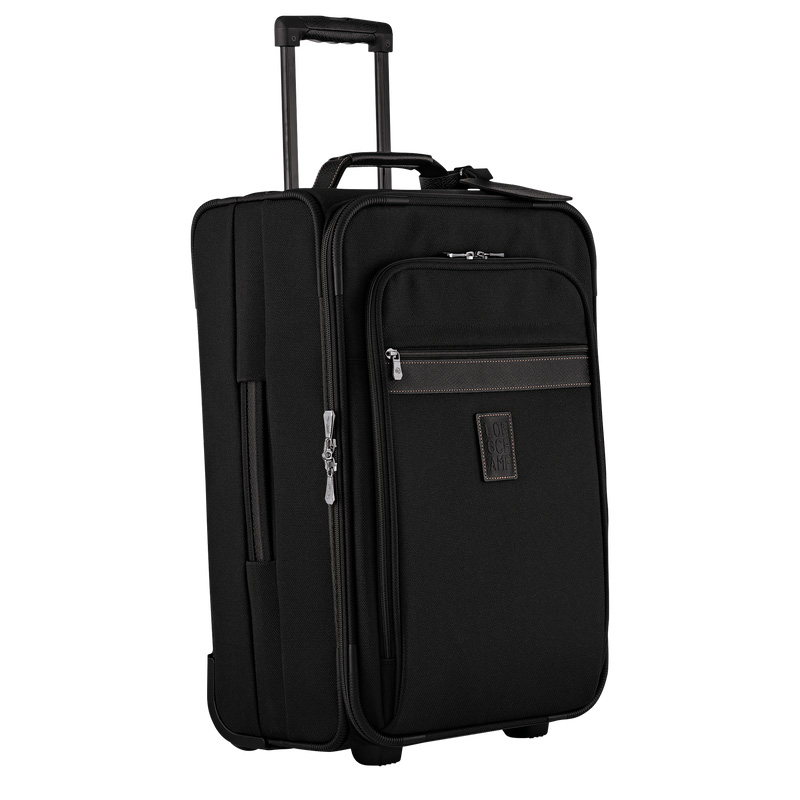 Longchamp | Boxford M Carry-on Black - Recycled canvas | Black