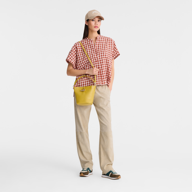 Longchamp | Le Roseau XS Bucket bag Ginger - Leather | Ginger