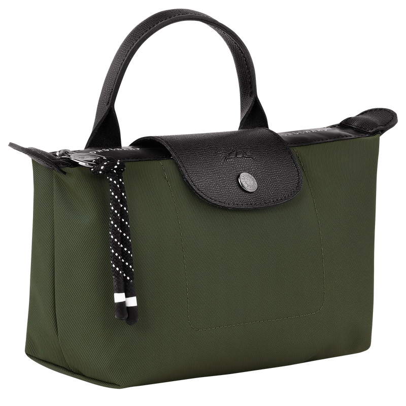 Longchamp | Le Pliage Energy Pouch Khaki - Recycled canvas | Khaki