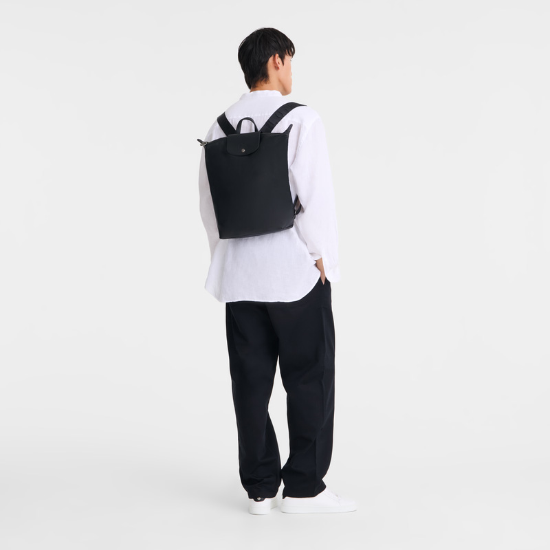 Longchamp | Le Pliage Xtra M Backpack Black - Leather | Black