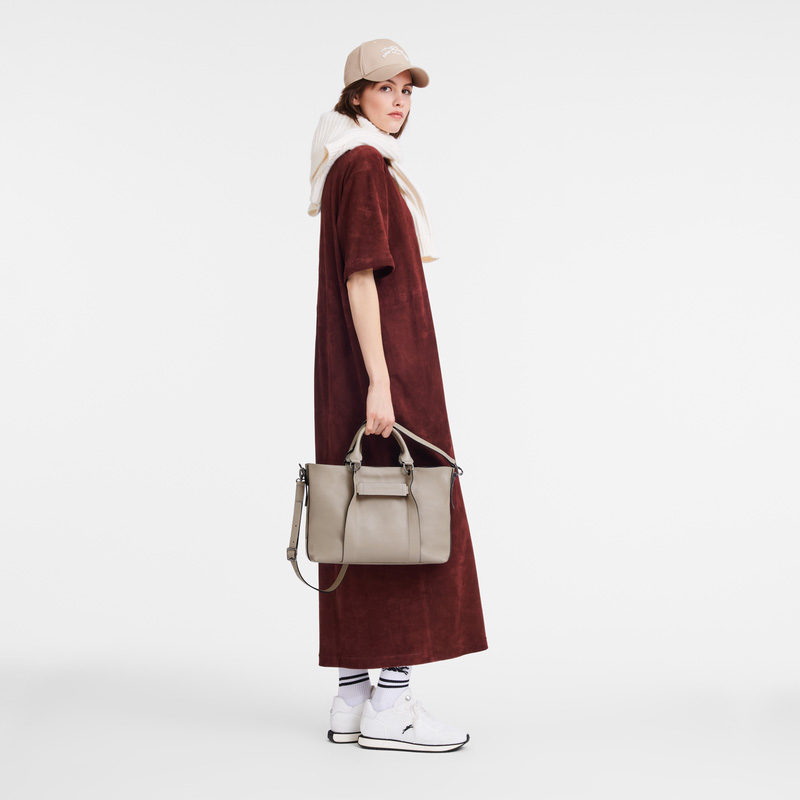 Longchamp | 3D L Handbag Clay - Leather | Clay