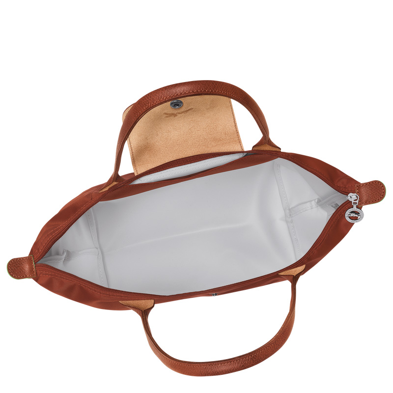 Longchamp | Le Pliage Green M Tote bag Chestnut - Recycled canvas | Chestnut