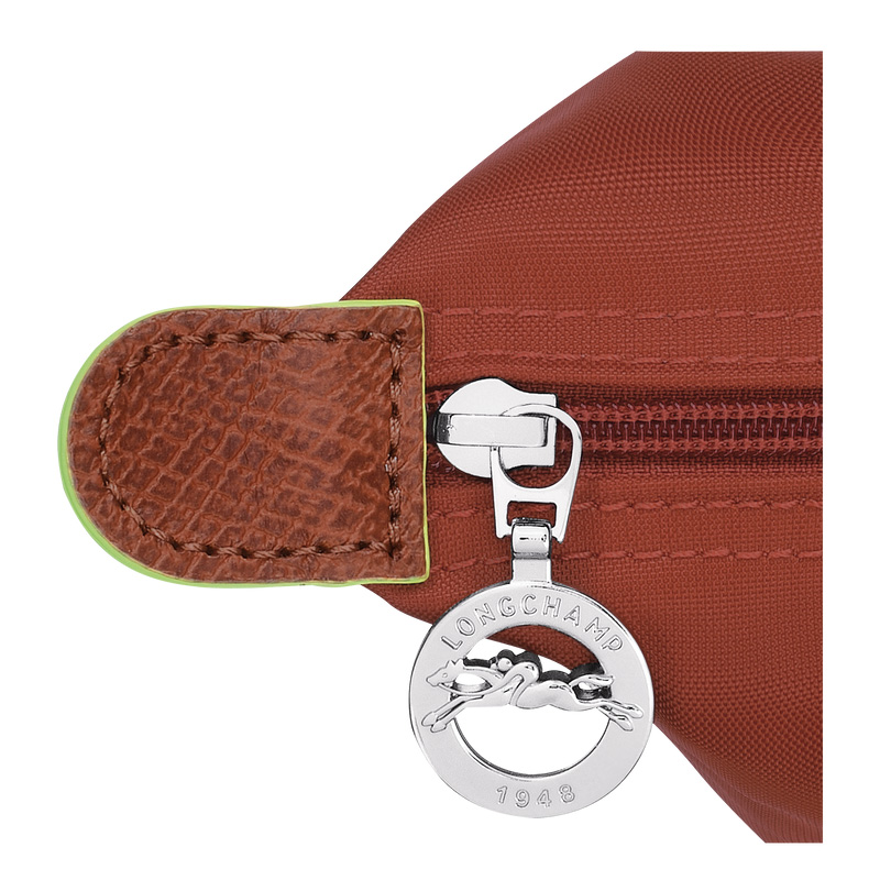 Longchamp | Le Pliage Green M Tote bag Chestnut - Recycled canvas | Chestnut
