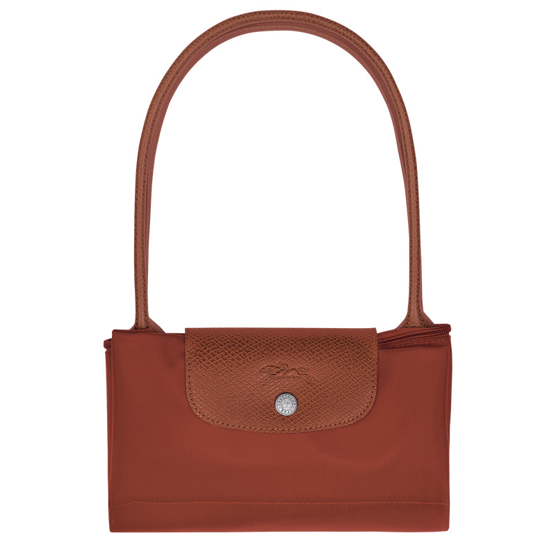 Longchamp | Le Pliage Green M Tote bag Chestnut - Recycled canvas | Chestnut
