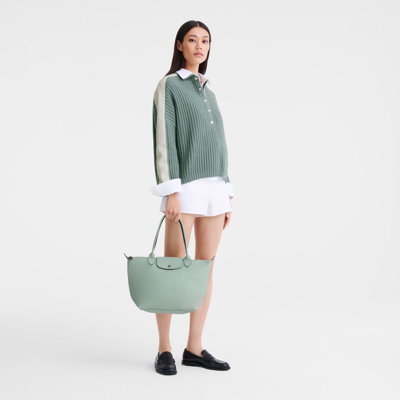 Longchamp | Le Pliage Xtra M Tote bag Vervain - Leather | Vervain
