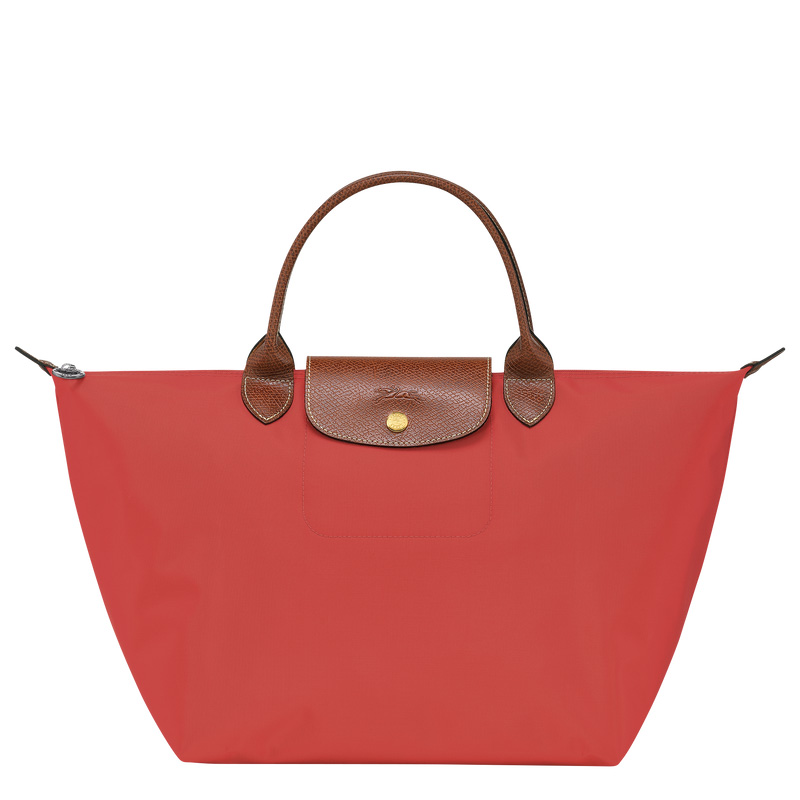 Longchamp | Le Pliage Original M Handbag Tomato - Recycled canvas | Tomato