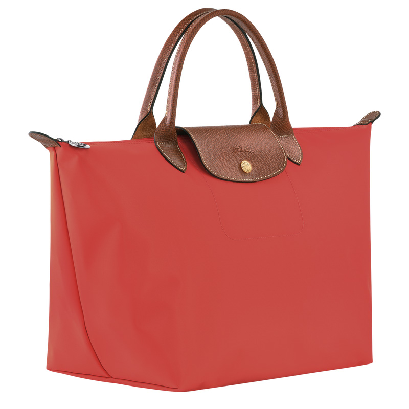 Longchamp | Le Pliage Original M Handbag Tomato - Recycled canvas | Tomato