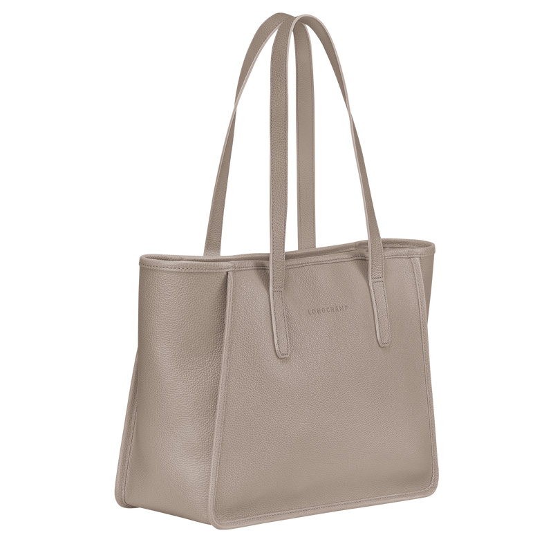 Longchamp | Le Foulonné L Tote bag Turtledove - Leather | Turtledove