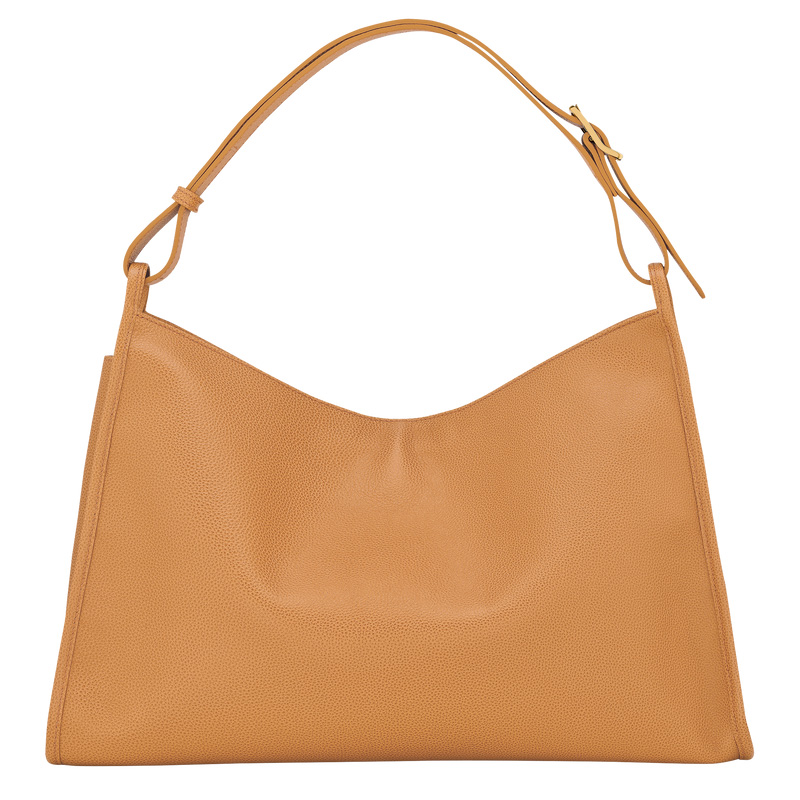 Longchamp | Le Foulonné XL Shoulder bag Walnut - Leather | Walnut