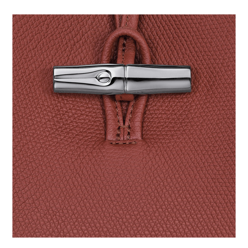 Longchamp | Le Roseau M Shoulder bag Chestnut - Leather | Chestnut