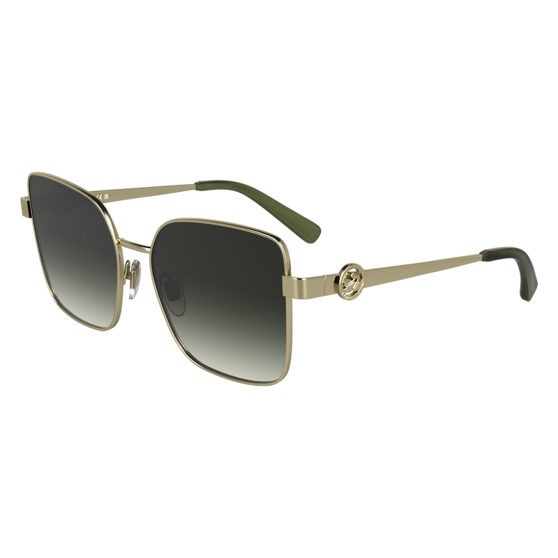 Longchamp | Sunglasses Gold/Khaki - Metal | Gold/Khaki