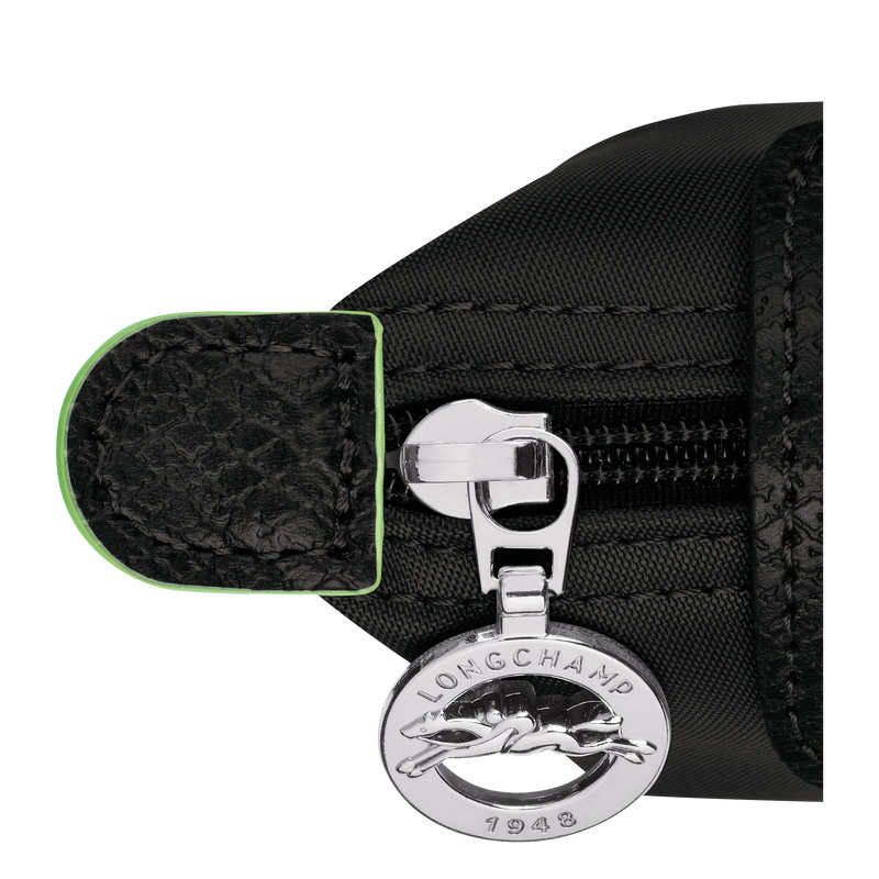 Longchamp | Le Pliage Green Coin purse Black - Recycled canvas | Black