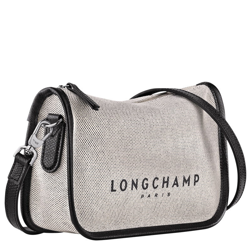Longchamp | Essential S Crossbody bag Ecru - Canvas | Ecru