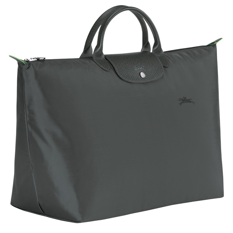 Longchamp | Le Pliage Green L Travel bag Graphite - Recycled canvas | Graphite