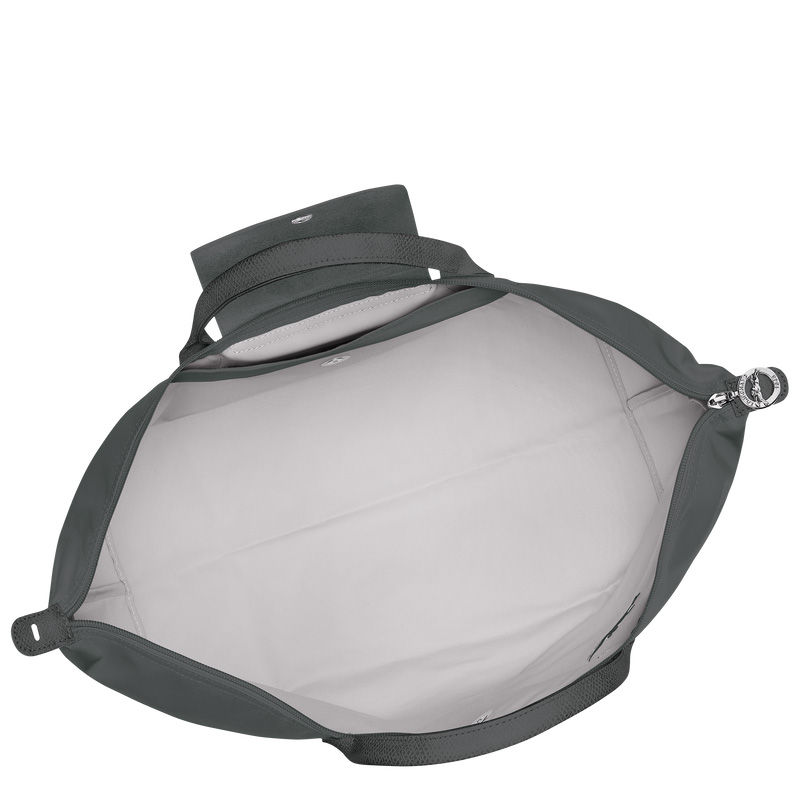 Longchamp | Le Pliage Green L Travel bag Graphite - Recycled canvas | Graphite