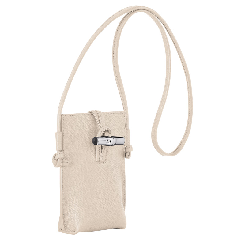 Longchamp | Le Roseau Phone case Paper - Leather | Paper
