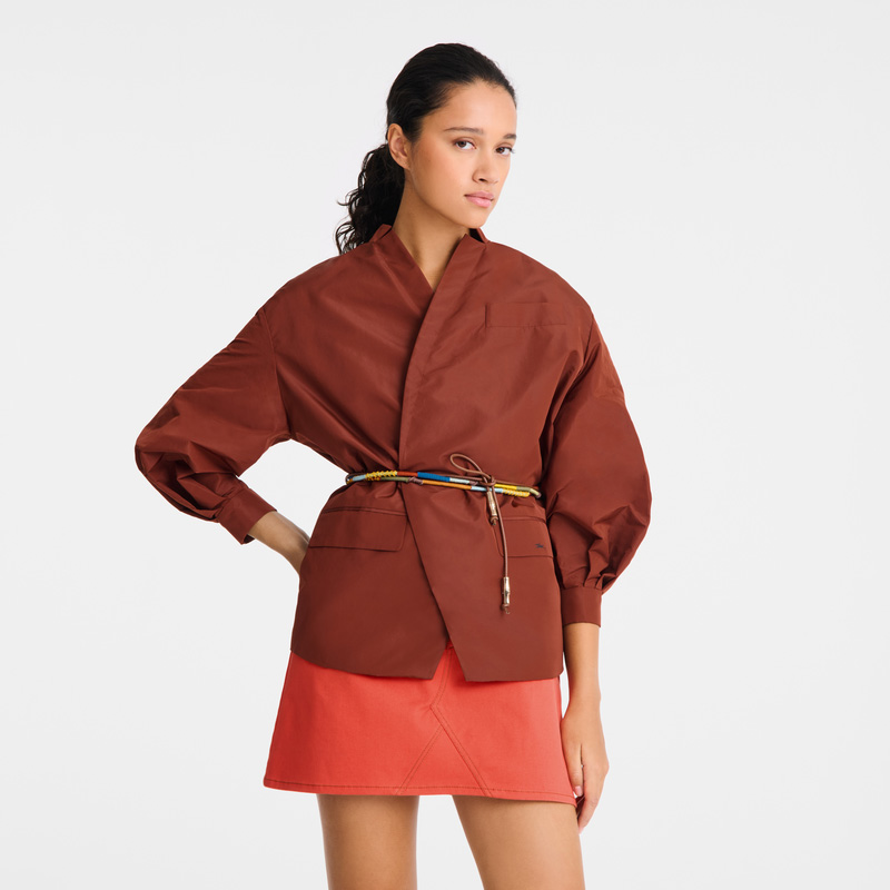 Longchamp | Longfriend Ladies' belt Brown - OTHER | Brown