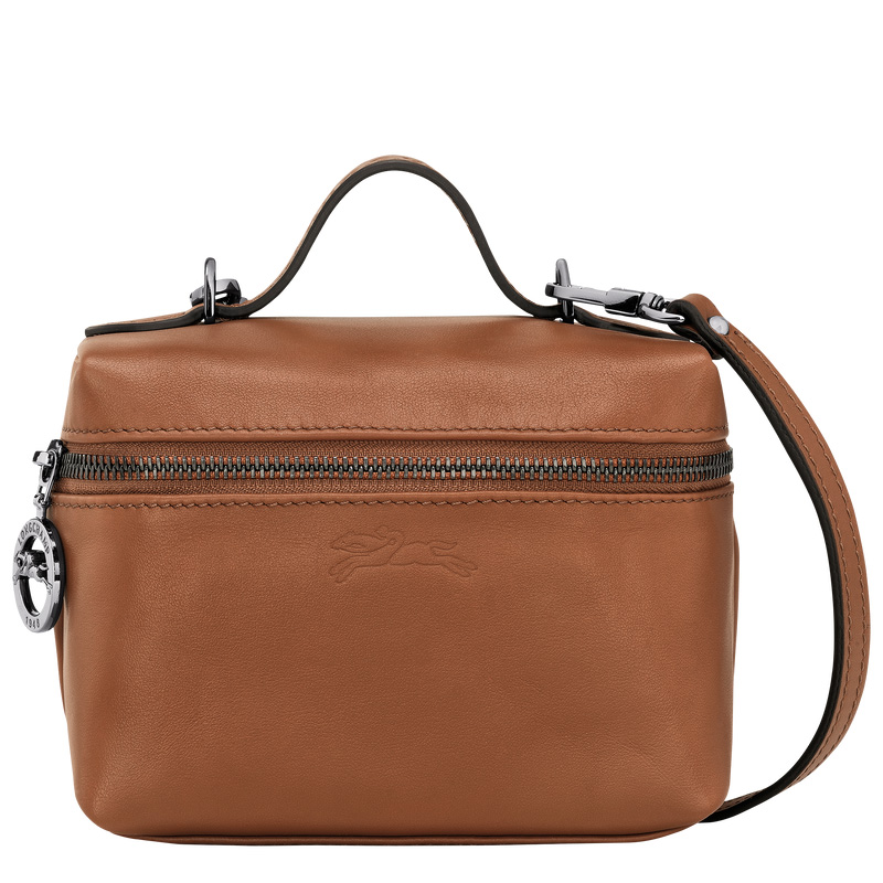 Longchamp | Le Pliage Xtra XS Vanity Cognac - Leather | Cognac
