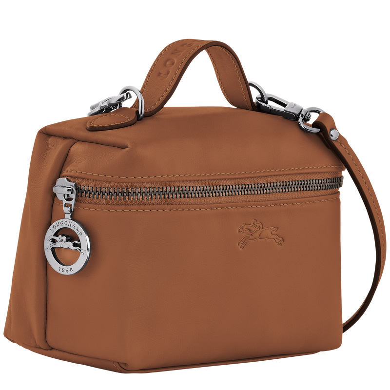 Longchamp | Le Pliage Xtra XS Vanity Cognac - Leather | Cognac
